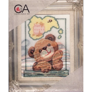Collection D' Art Tapestry Kit, DAYDREAM TEDDY BEAR, 14cm x 18cm