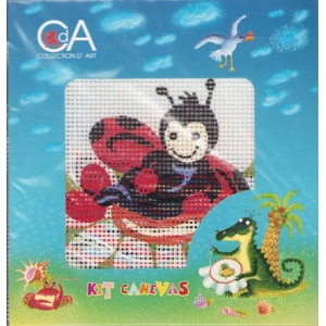 Collection D' Art Tapestry Kit, BEE SIT, 15cm x 15cm