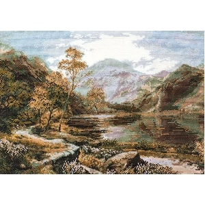 SCOTLAND LOCH LOMOND, Counted Cross Stitch Kit, 58cm x 40cm