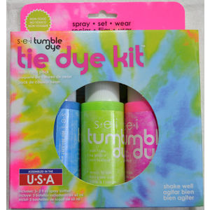 Tumble Dye Craft &amp; Fabric Tie Dye Kit, Neon Colour Pack, Makes Up To 12 Shirts