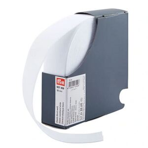 White Waistband Elastic 38mm x 10m Roll by Prym