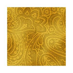 Radiant Paisley Butternut, 112cm Wide Cotton Fabric