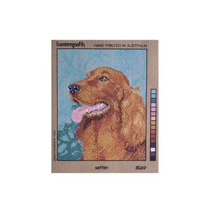 SETTER Tapestry Design Printed On Canvas #8069