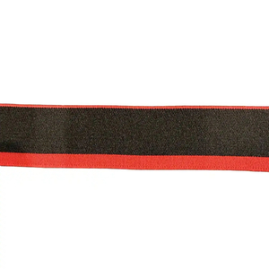 RED BLACK 38mm Knitted Elastic per metre