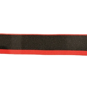RED BLACK 38mm Knitted Elastic per metre