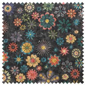 CORK Fabric, 18&quot; x 15&quot; Prepack, For Bags, Purses, Black Groovy #1006