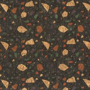CORK Fabric, 18&quot; x 15&quot; Prepack, For Bags, Purses, etc, TERAZZO-1 Print #BPC1023