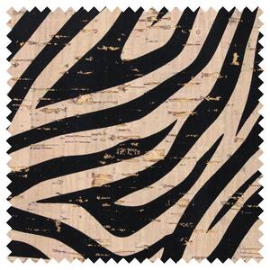 CORK Fabric, 18&quot; x 15&quot; Prepack, For Bags, Purses, 1016 Zebra
