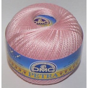 DMC PETRA Thread Size 3 #5149 PINK Crochet & Knitting Cotton 100g Ball
