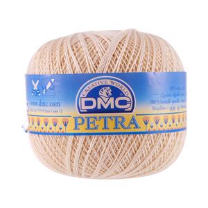 DMC PETRA Thread Size 3 #5818 PALE PEACH Crochet &amp; Knitting Cotton 100g Ball