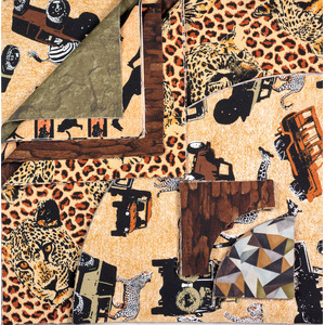 Safari Brown - Drunkards Path 12&quot; Pre-Cuts by Matilda&#39;s Own, Quilt Kit