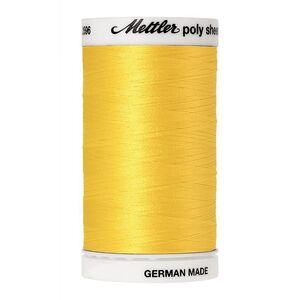 Mettler Poly Sheen #0310 YELLOW 800m Trilobal Polyester Thread
