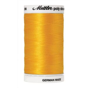 Mettler Poly Sheen #0311 CANARY YELLOW 800m Trilobal Polyester Thread