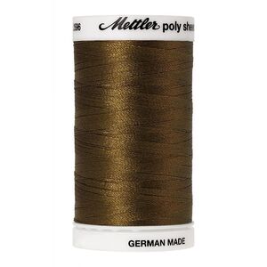 Mettler Poly Sheen #0345 MOSS GREEN 800m Trilobal Polyester Thread