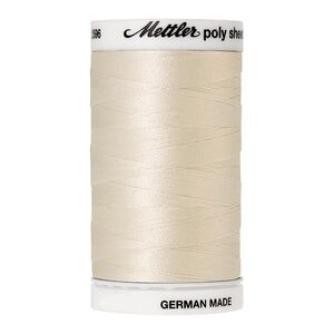 Mettler Poly Sheen #0670 CREAM 800m Trilobal Polyester Thread