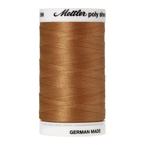 Mettler Poly Sheen #0842 TOFFEE 800m Trilobal Polyester Thread