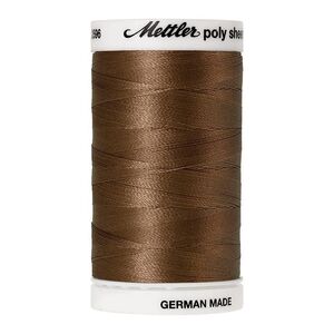 Mettler Poly Sheen #0853 PECAN 800m Trilobal Polyester Thread