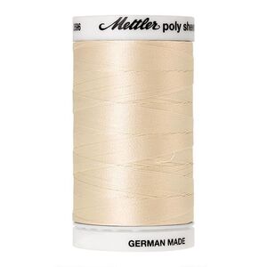 Mettler Poly Sheen #0870 CREAM 800m Trilobal Polyester Thread
