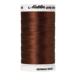 Mettler Poly Sheen #0933 REDWOOD 800m Trilobal Polyester Thread