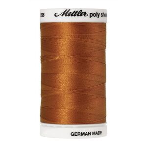 Mettler Poly Sheen #0940 AUTUMN LEAF 800m Trilobal Polyester Thread