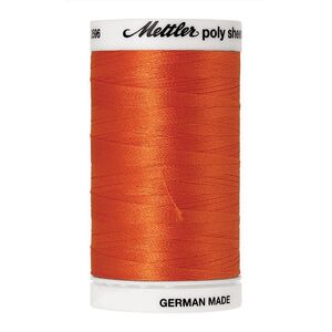 Mettler Poly Sheen #1300 TANGERINE 800m Trilobal Polyester Thread