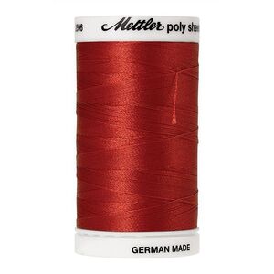 Mettler Poly Sheen #1335 DARK RUST 800m Trilobal Polyester Thread