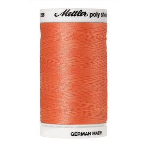 Mettler Poly Sheen #1352 SALMON 800m Trilobal Polyester Thread