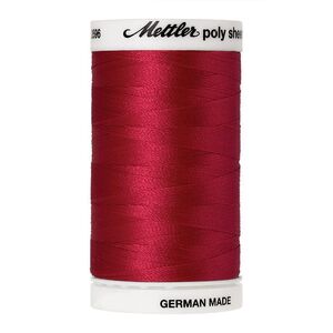 Mettler Poly Sheen #1900 GERANIUM 800m Trilobal Polyester Thread