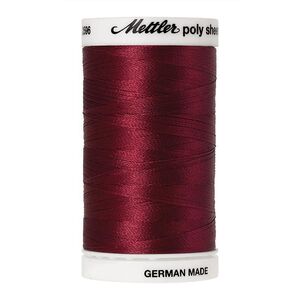Mettler Poly Sheen #1912 WINTERBERRY 800m Trilobal Polyester Thread
