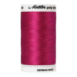 Mettler Poly Sheen #2300 BRIGHT RUBY 800m Trilobal Polyester Thread