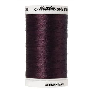 Mettler Poly Sheen #2336 MAROON 800m Trilobal Polyester Thread