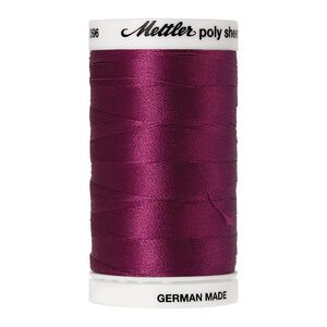 Mettler Poly Sheen #2500 BOYSENBERRY 800m Trilobal Polyester Thread