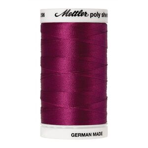 Mettler Poly Sheen #2506 CERISE 800m Trilobal Polyester Thread