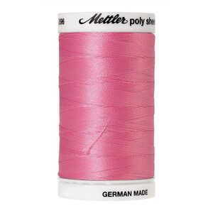 Mettler Poly Sheen #2560 AZALEA PINK 800m Trilobal Polyester Thread