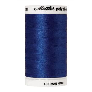Mettler Poly Sheen #3522 BLUE 800m Trilobal Polyester Thread