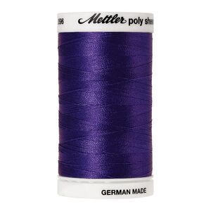 Mettler Poly Sheen #3541 VENETIAN BLUE 800m Trilobal Polyester Thread