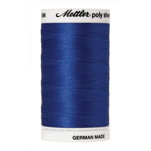 Mettler Poly Sheen #3543 ROYAL BLUE 800m Trilobal Polyester Thread