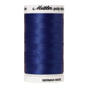Mettler Poly Sheen #3544 SAPPHIRE BLUE 800m Trilobal Polyester Thread