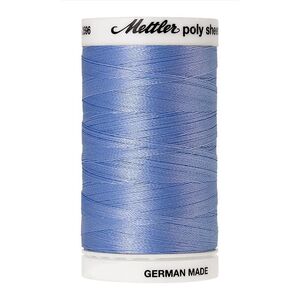 Mettler Poly Sheen #3640 LAKE BLUE 800m Trilobal Polyester Thread