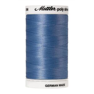 Mettler Poly Sheen #3641 WEDGEWOOD BLUE 800m Trilobal Polyester Thread