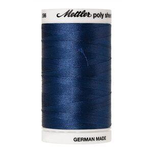Mettler Poly Sheen #3732 SLATE BLUE 800m Trilobal Polyester Thread