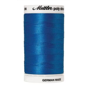 Mettler Poly Sheen #3901 TROPICAL BLUE 800m Trilobal Polyester Thread