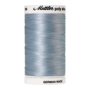 Mettler Poly Sheen #3951 AZURE BLUE 800m Trilobal Polyester Thread