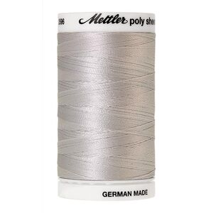 Mettler Poly Sheen #4071 GLACIER GREY 800m Trilobal Polyester Thread