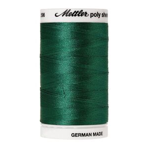 Mettler Poly Sheen #5100 GREEN 800m Trilobal Polyester Thread