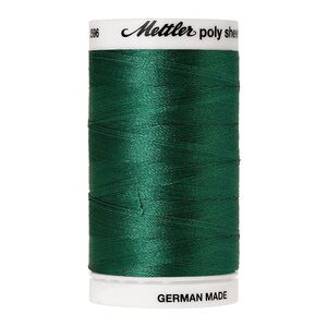 Mettler Poly Sheen #5100 GREEN 800m Trilobal Polyester Thread