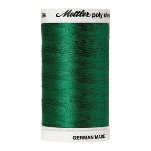 Mettler Poly Sheen #5415 IRISH GREEN 800m Trilobal Polyester Thread
