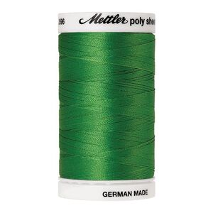 Mettler Poly Sheen #5510 EMERALD GREEN 800m Trilobal Polyester Thread