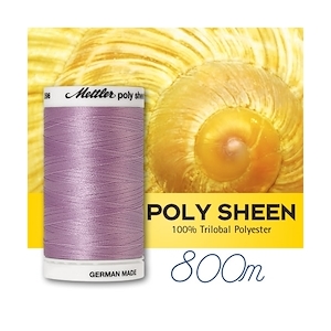 Mettler Poly Sheen 800m Trilobal Polyester Thread