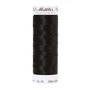 Mettler Poly Sheen #0020 BLACK 200m Trilobal Polyester Thread
